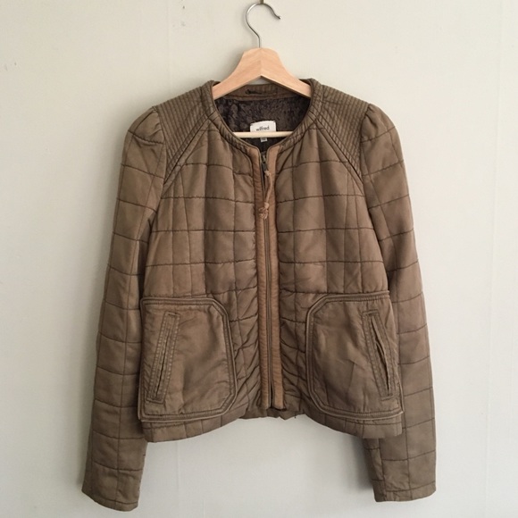 Wilfred Jackets & Blazers - Wilfred Quilted Dauphine Bomber Jacket Brown Sz 4